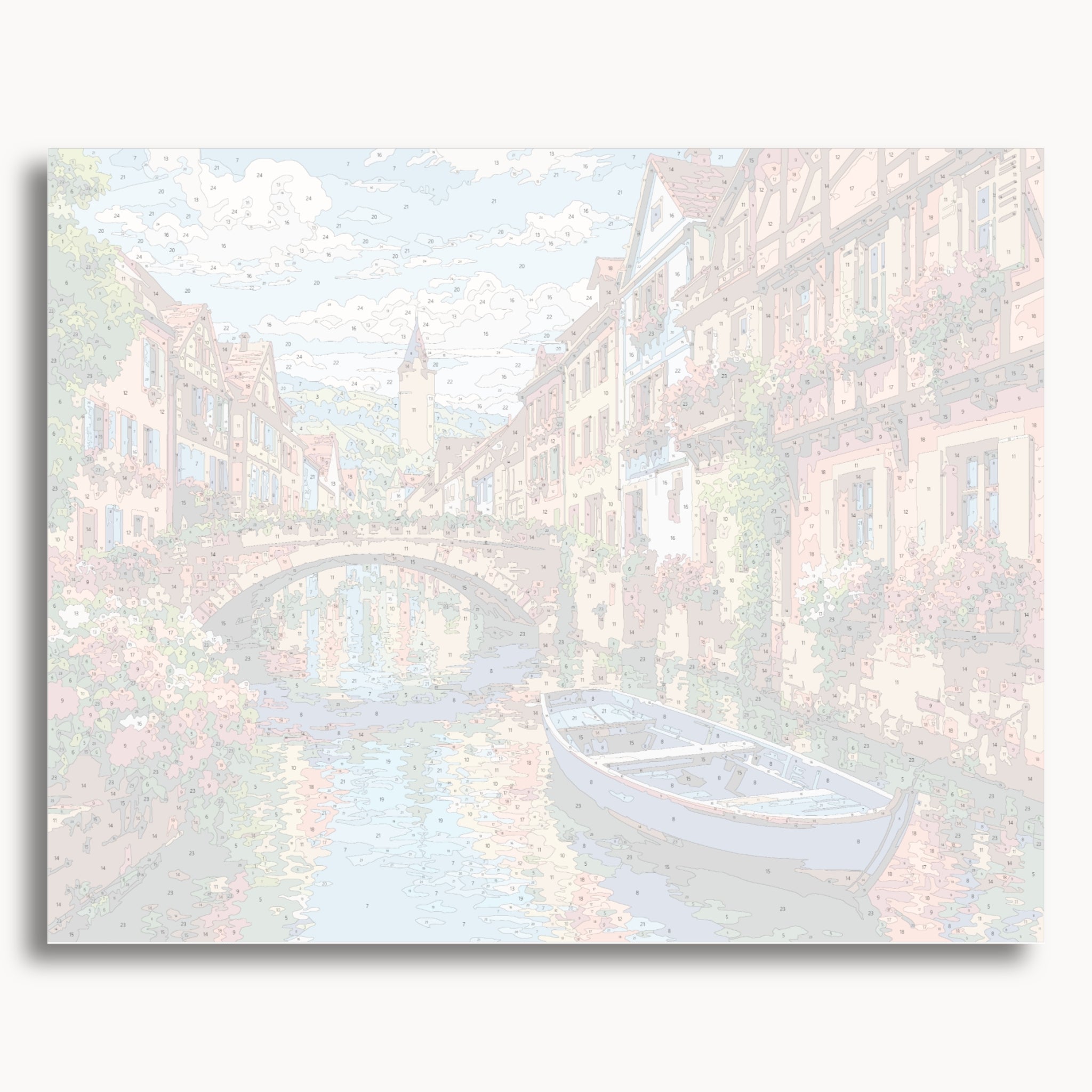 SPORT in STYLE COLMAR コルマー　写真集　イタリア　美品 Colmar Paint by Numbers Kit – Colmar Flower Canal – Crafty By Numbers