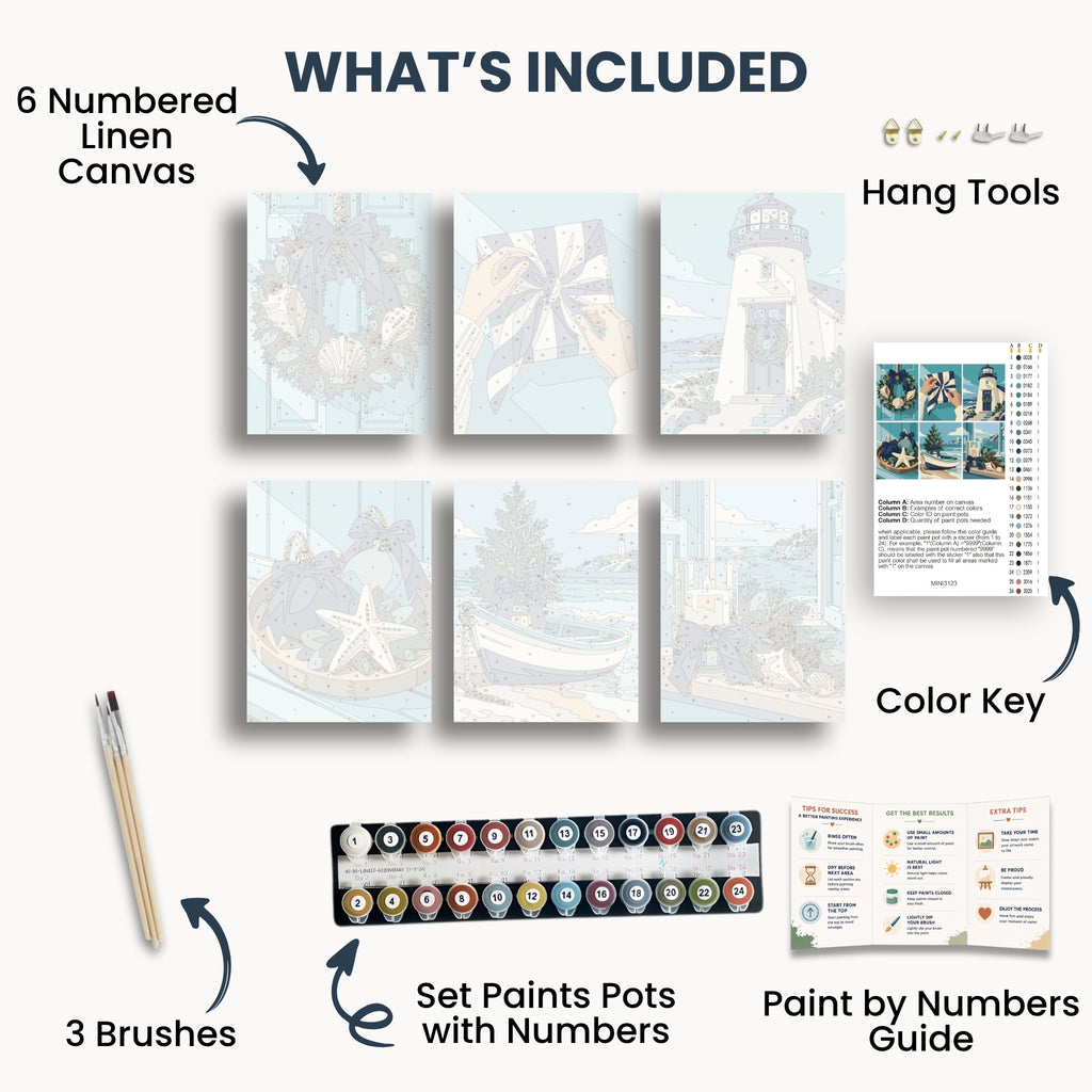 Noël en bord de mer | 6 mini-kits