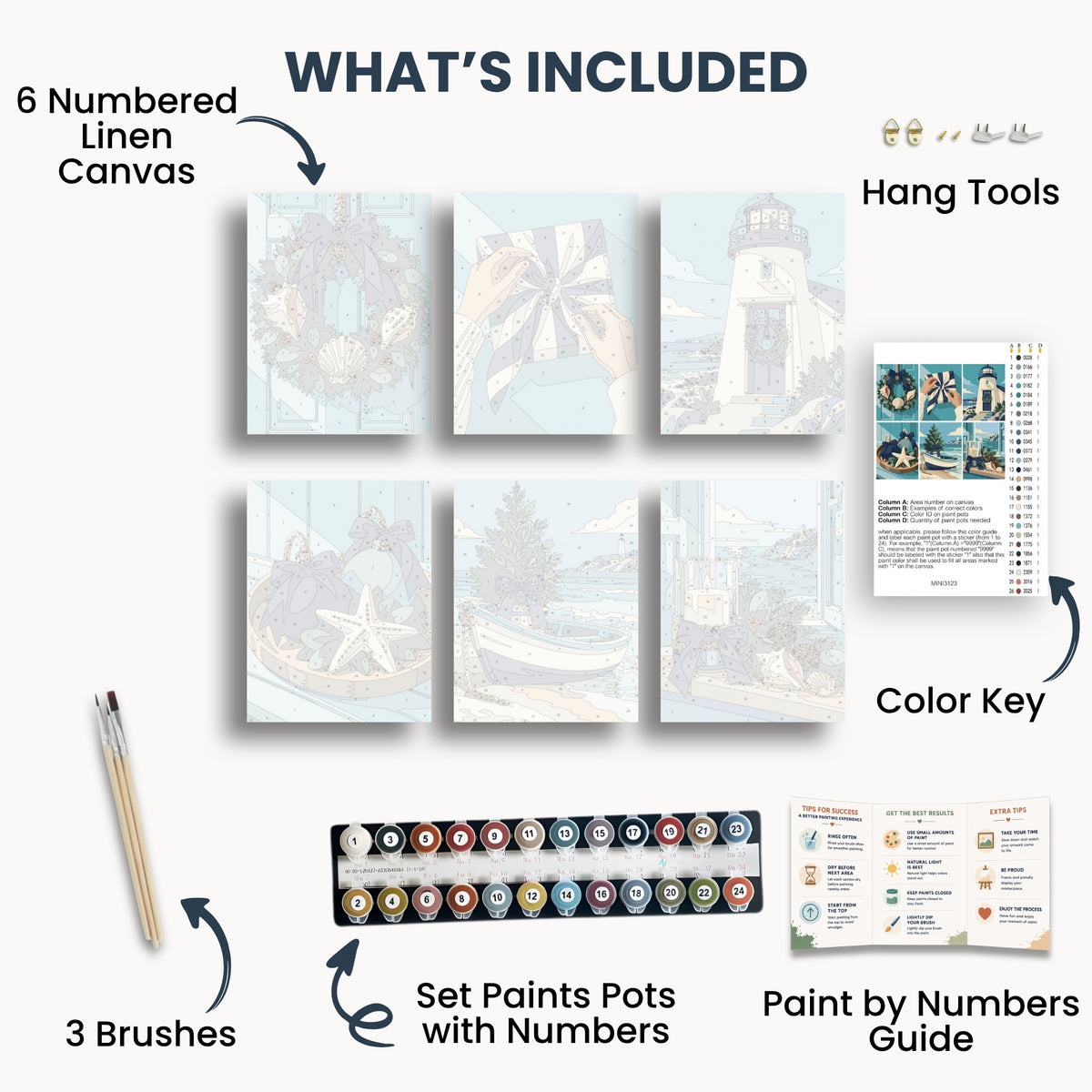 Noël en bord de mer | 6 mini-kits