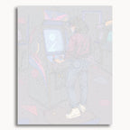 Numbered canvas preview for Last Token, showing outlined painting sections and color numbers.