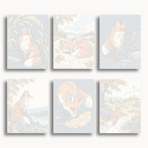 Juego de pintura por números Ginkgo Autumn Mini