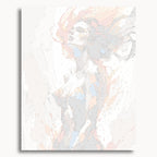 Numbered canvas preview for Wild Desire, showing outlined painting sections and color numbers.