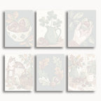 Ensemble de mini peinture par numéros Ginkgo Automne