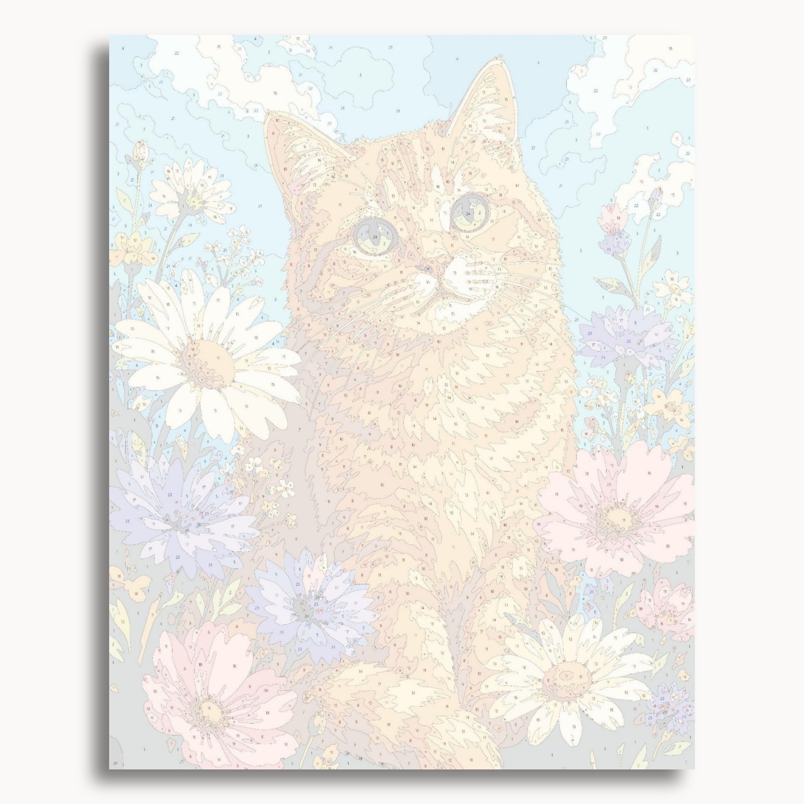 Blumen-Tabby