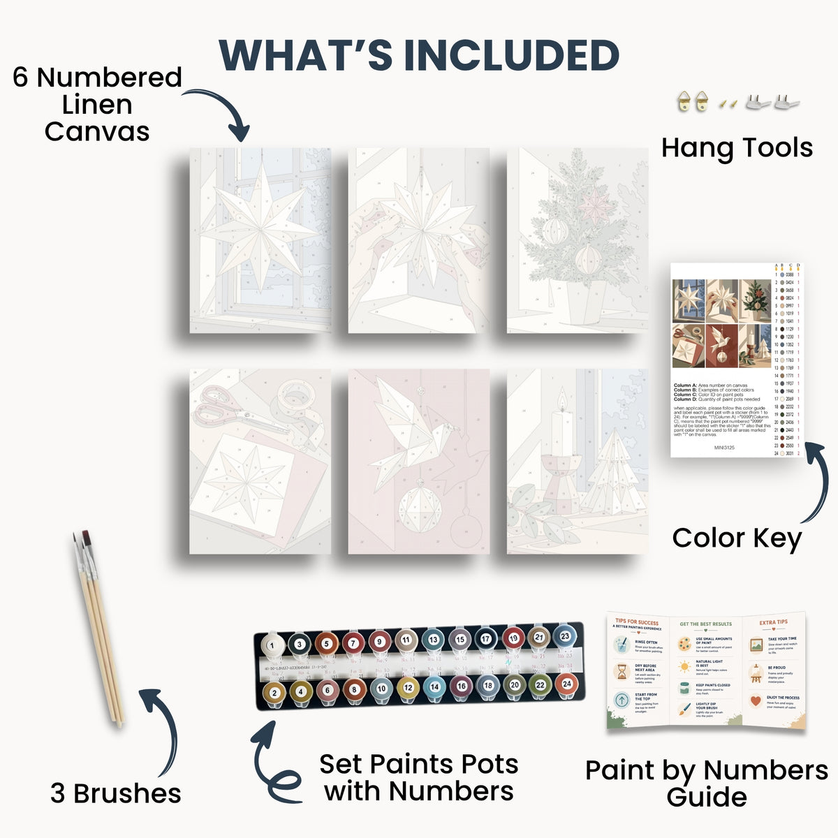 Noël en papier | 6 mini-kits