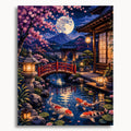 Moonlit Koi Garden