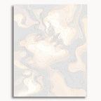Numbered canvas preview for Abstract Kiss, showing outlined painting sections and color numbers.