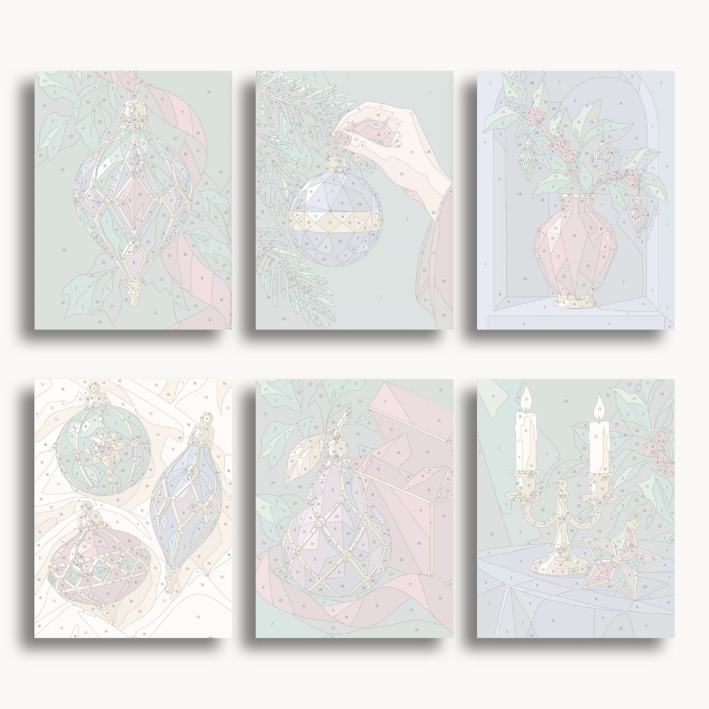 Ornements de Noël | 6 mini-kits