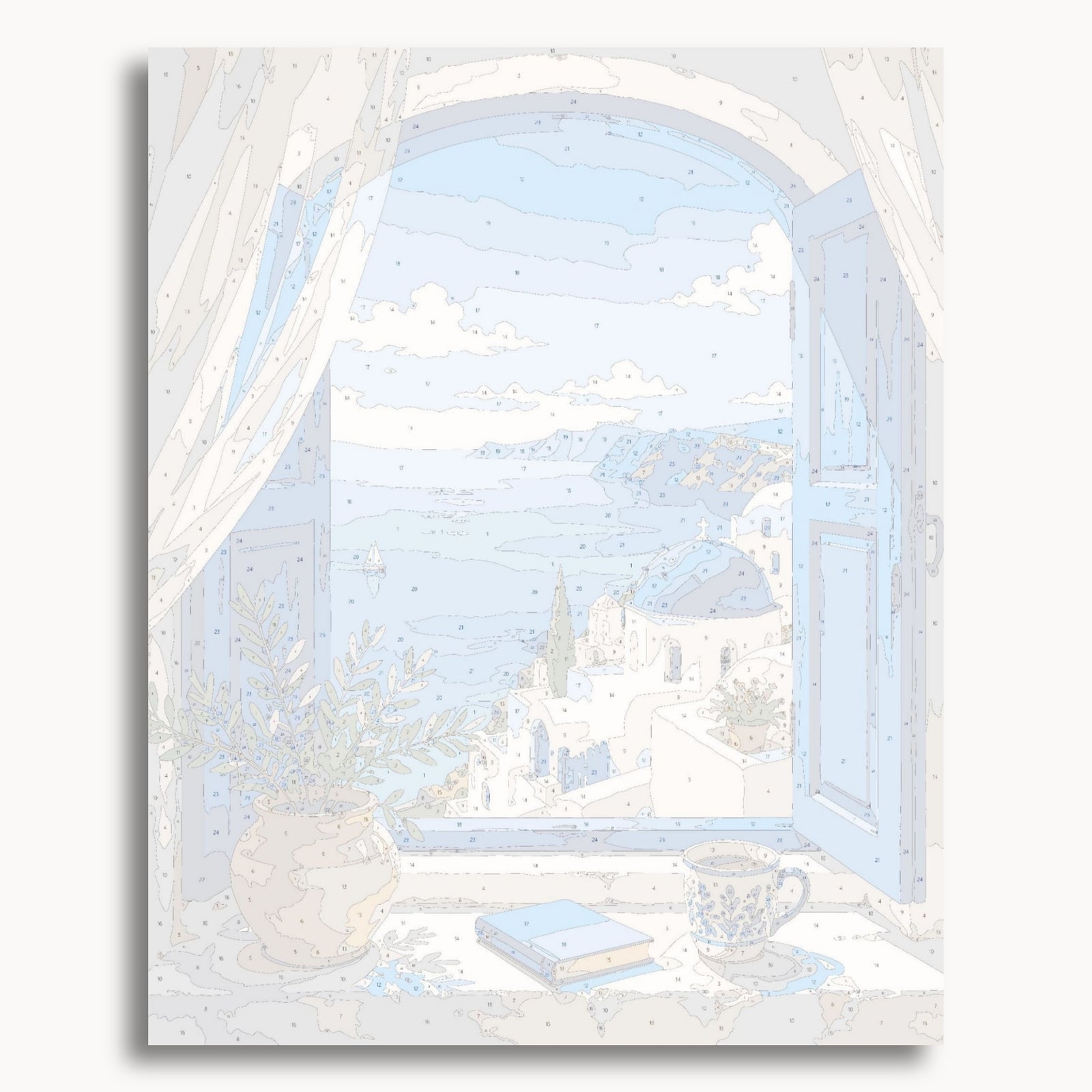 Santorini-Fenster