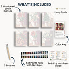 Fleurs de Noël | 6 mini-kits