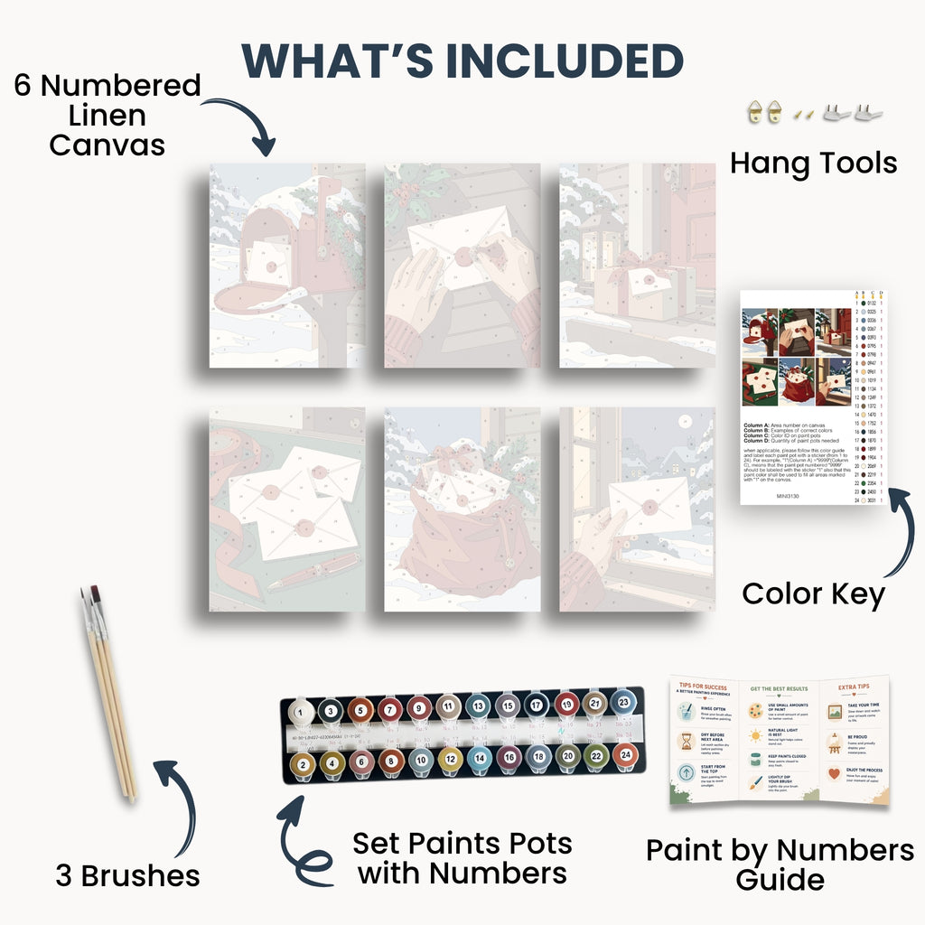 Courrier de Noël | 6 mini-kits