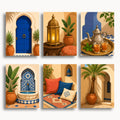 Modern Holly – Lot de 6 mini peintures par numéros