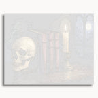 Skull and Books