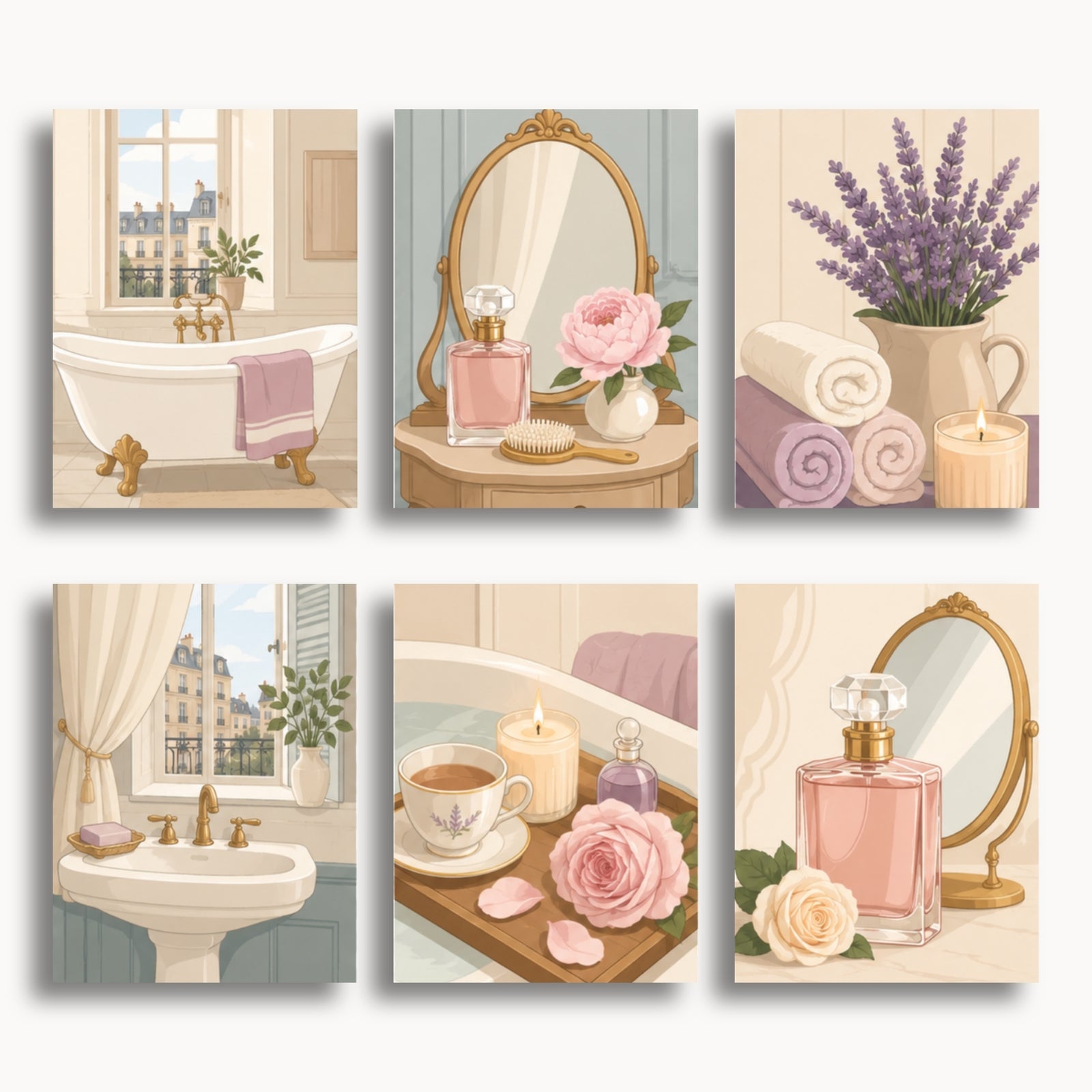 Luxury Spa Mini Paint By Numbers Set