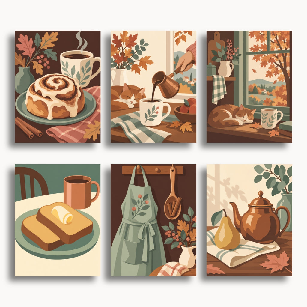 Café y repostería | 6 Mini Kits