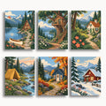 Mountain Cabins | 6 Mini Kits