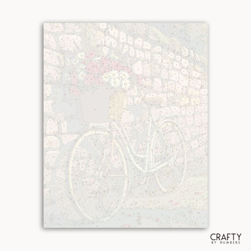 Escape de bicicleta en flor