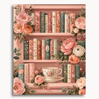 Floral Bookshelf