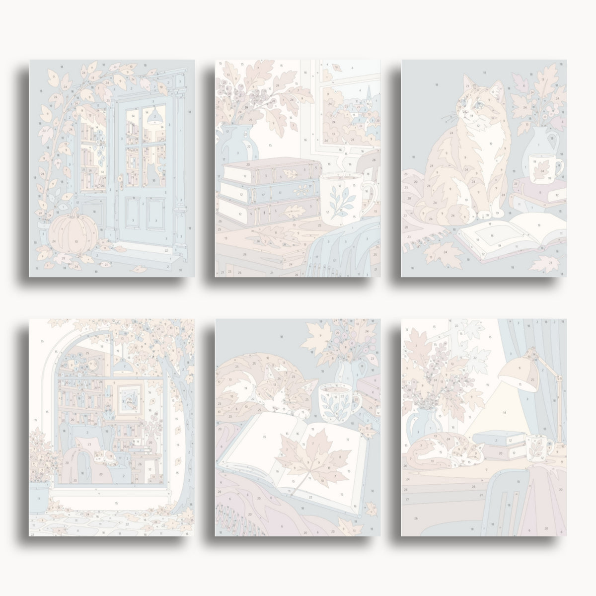 Cozy Cat Reading | 6 Mini Kits