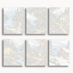 Mountain Cabins | 6 Mini Kits