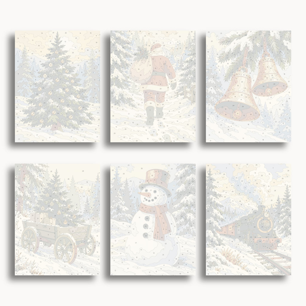 Christmas Winter Scenes | 6 Mini Kits