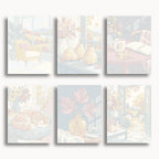 Ginkgo Herbst Mini-Malen-nach-Zahlen-Set