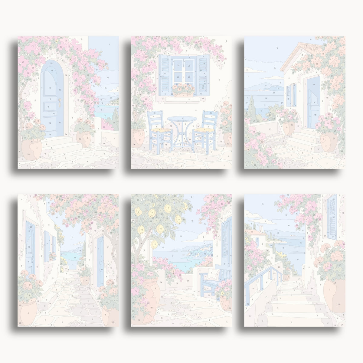 Villages méditerranéens | 6 mini-kits