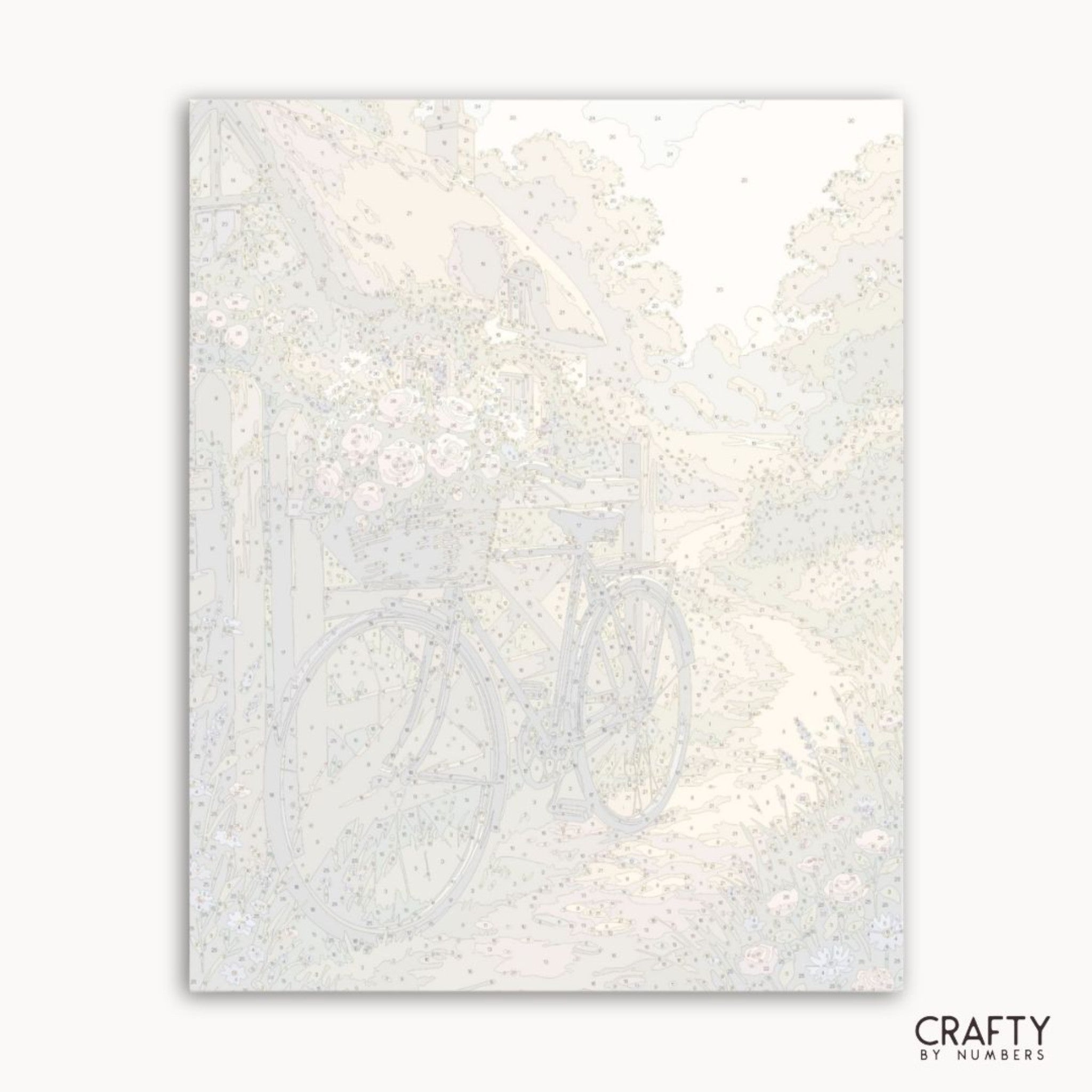 Abstract art piece with a white and gray color scheme on a white background