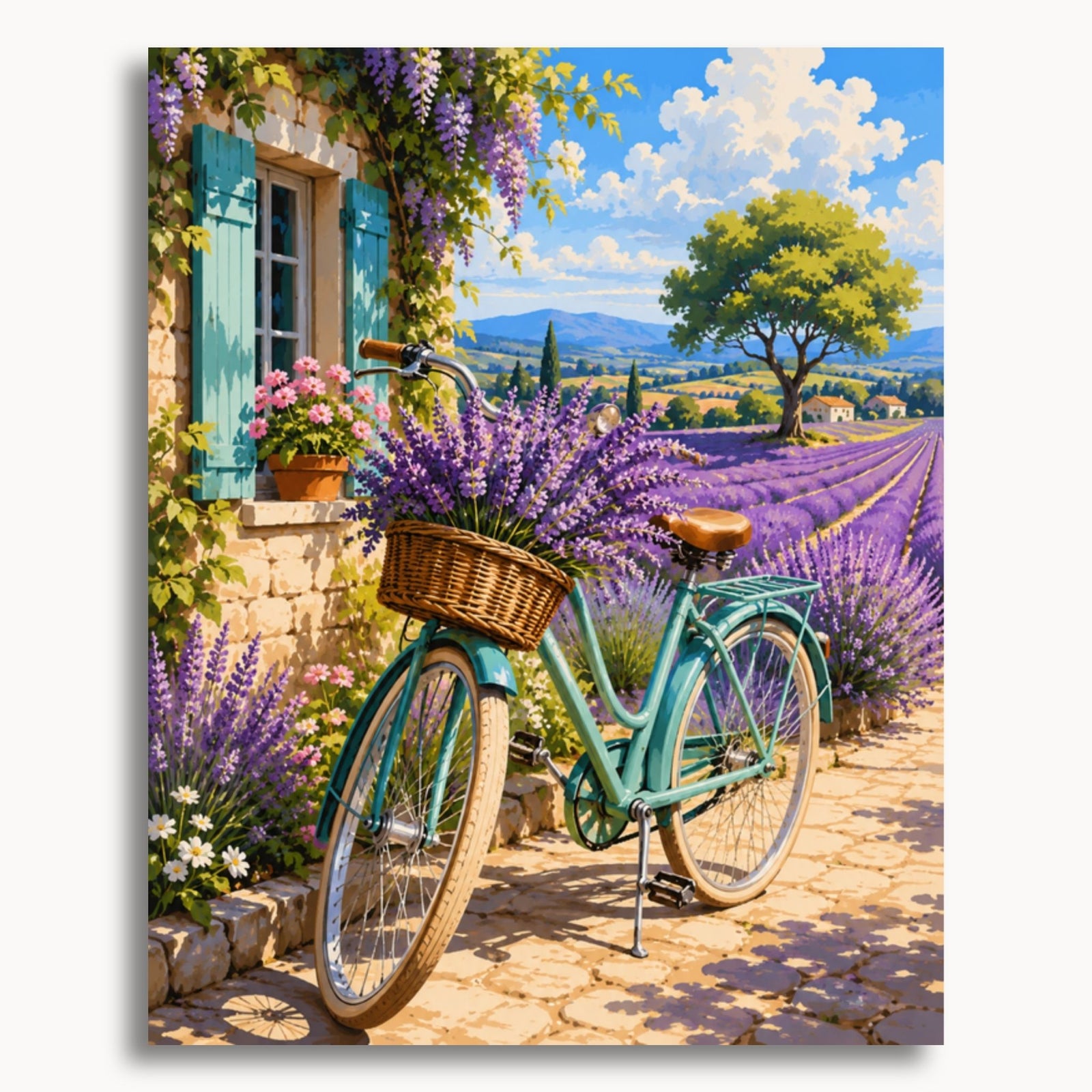 Lavendel Fahrrad