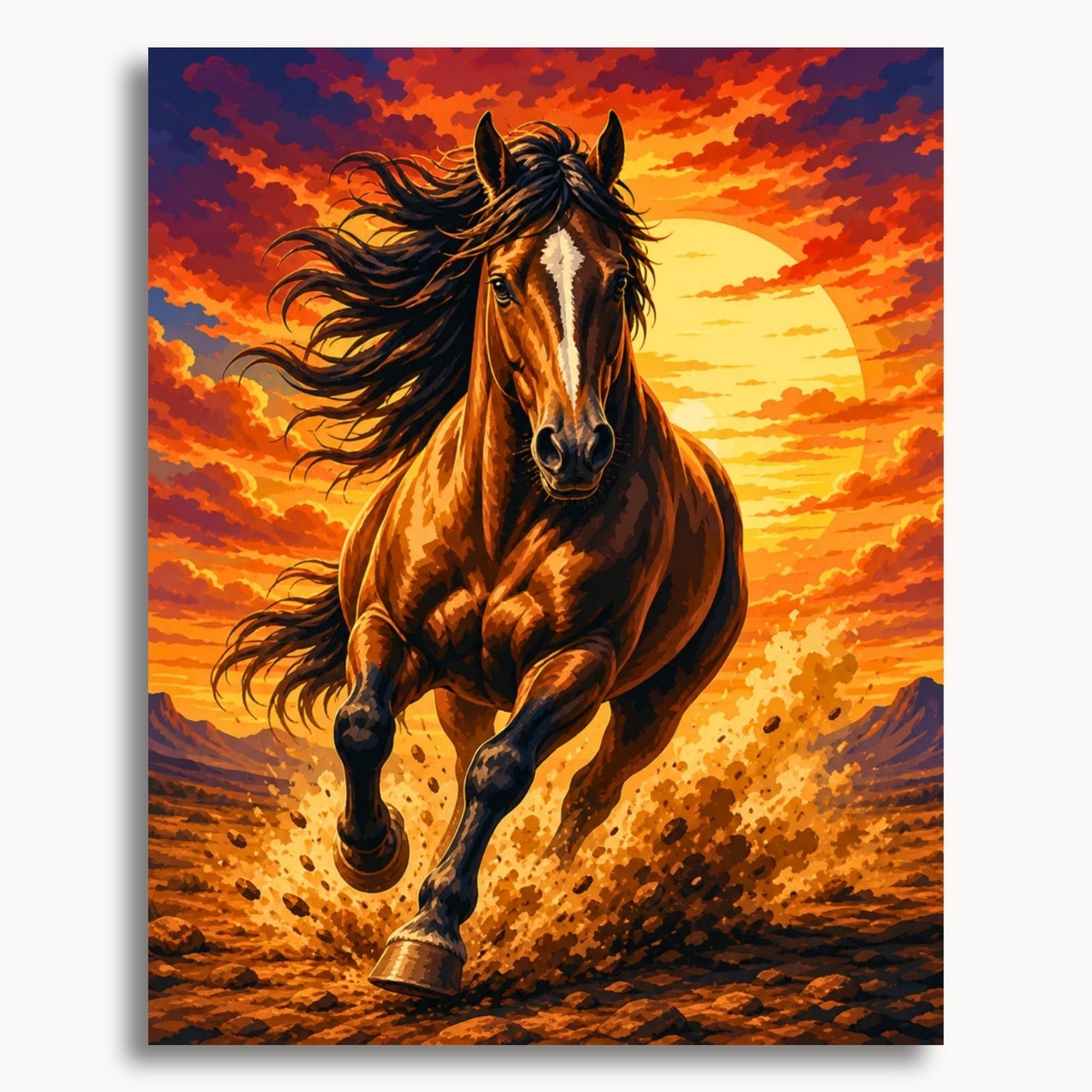 Sunset Horse