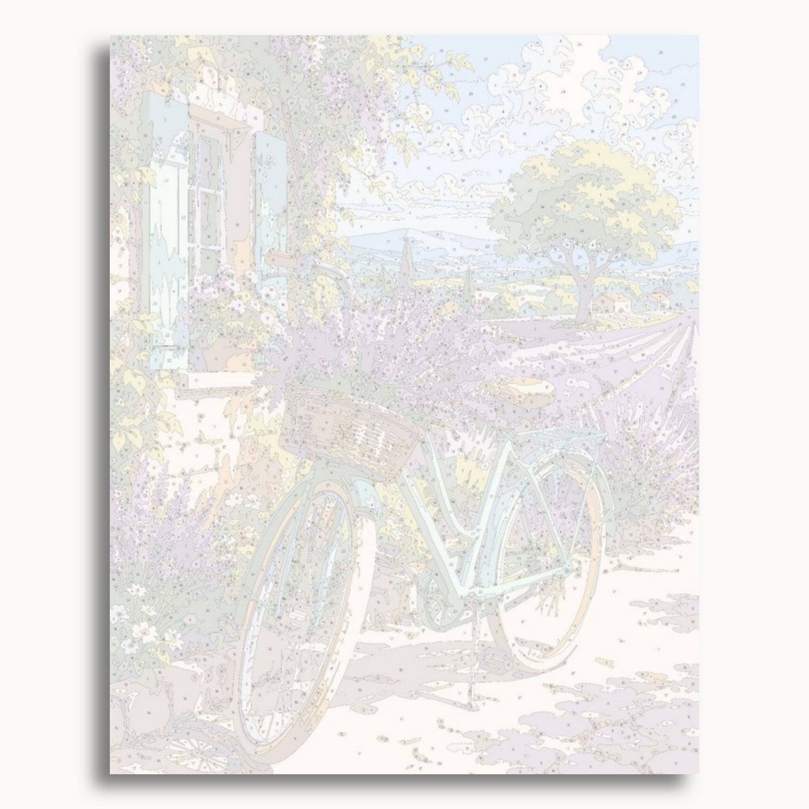 Lavendel Fahrrad