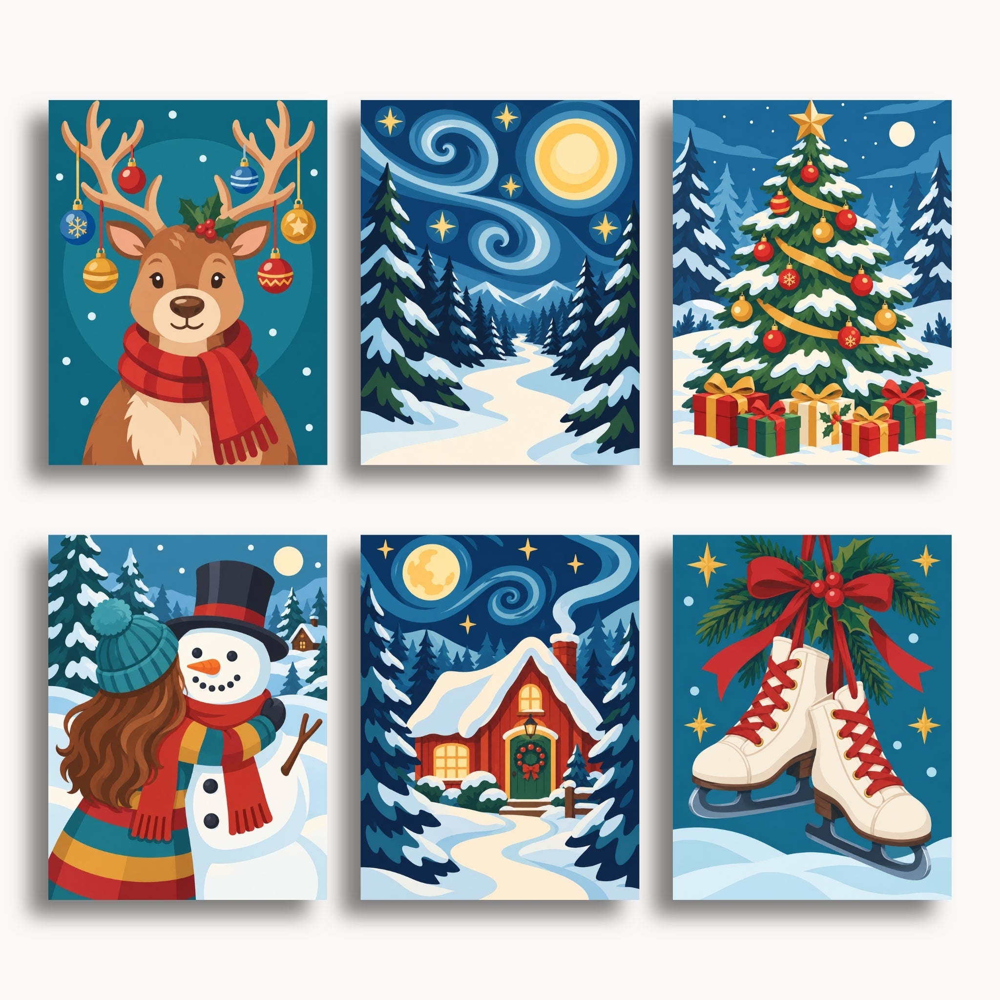 Christmas Paint by Numbers Kits | Crafty By Numbers