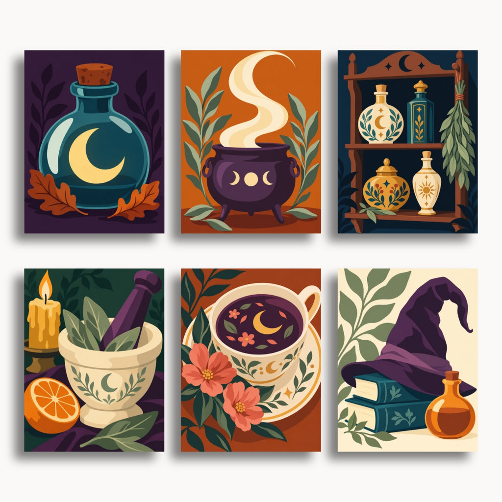 Mystical Witchy Still Life | 6 Mini Kits