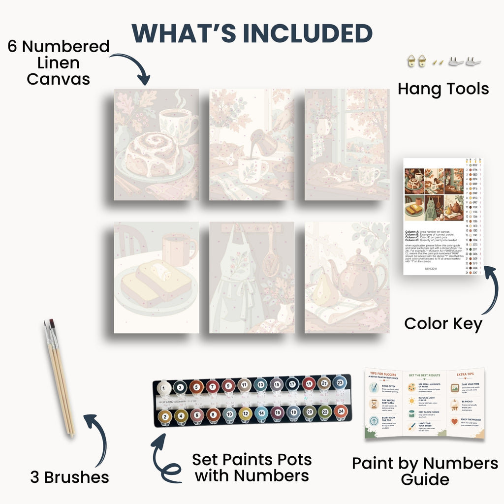 Café y repostería | 6 Mini Kits