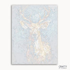 Prismatic Deer Dream paint by number showcasing vibrant colors inspired by famous paintings including vincent van gogh famous paintings and most famous paintings.
