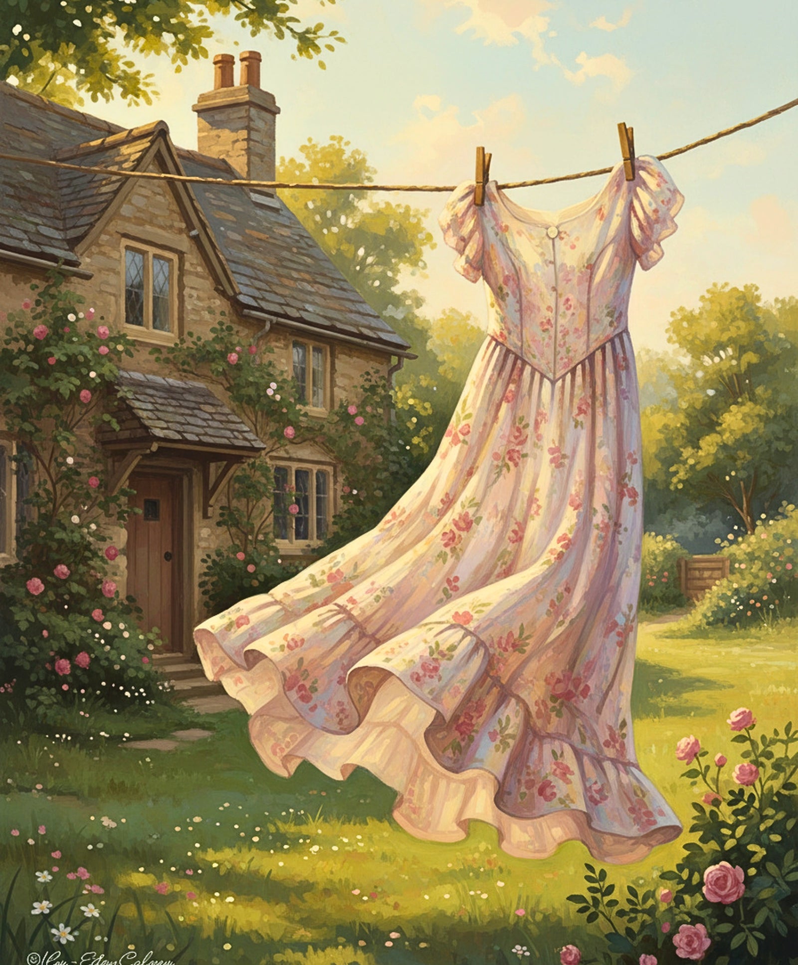 Sunlit Cottage Dress