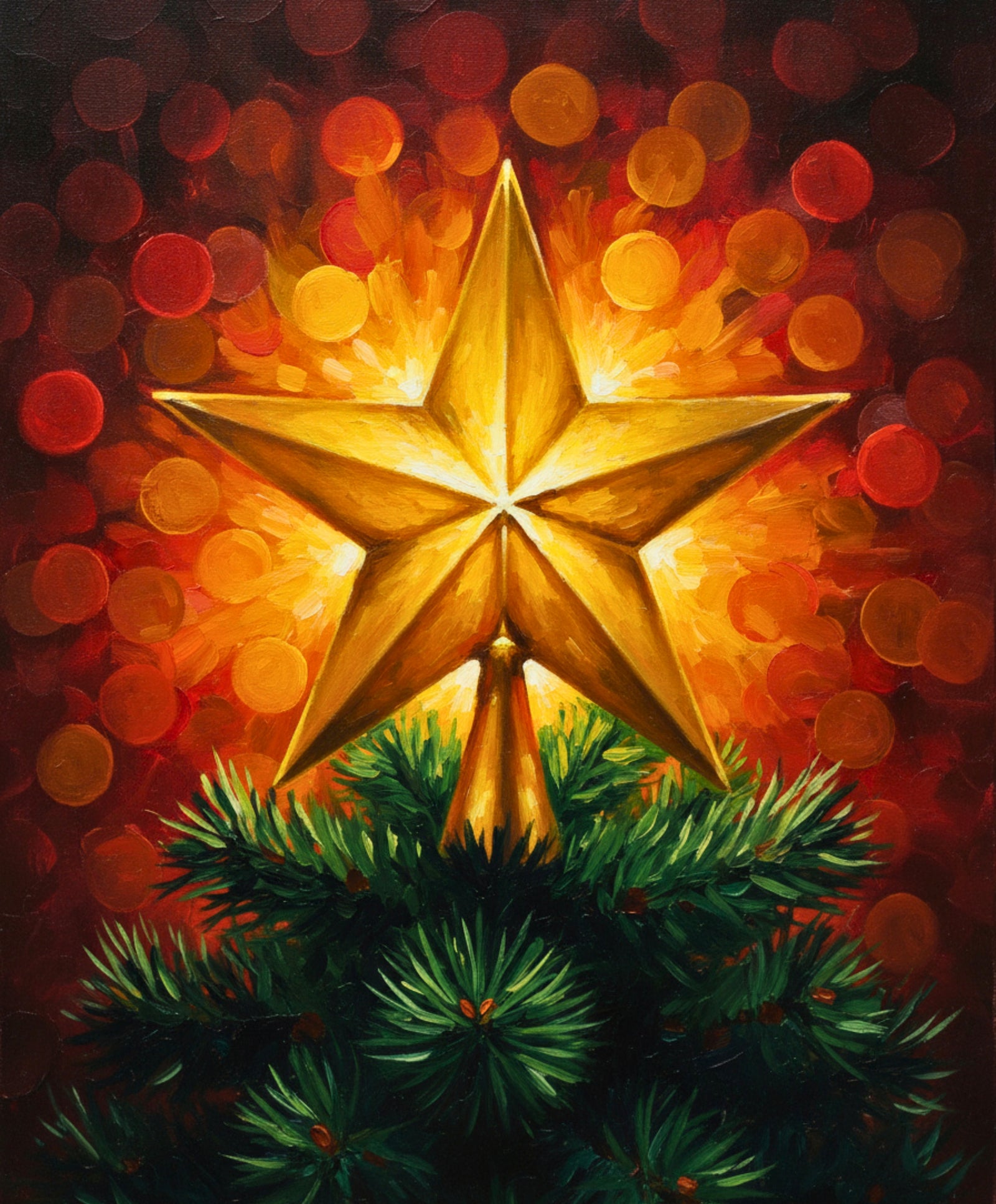 Star of the Season paint by numbers artwork