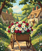 Cottage Blossom Cart