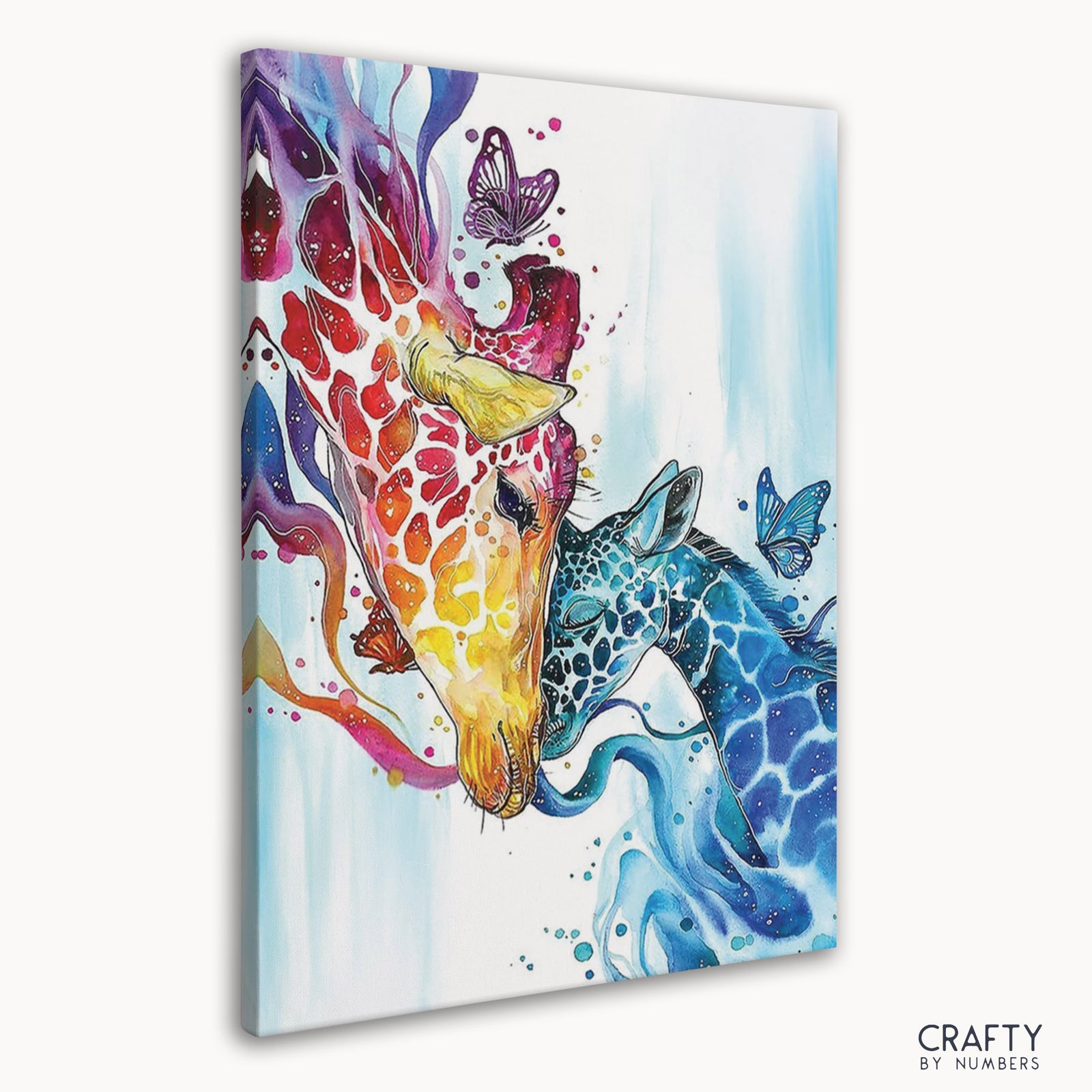 Finished Giraffe Mother's Love artwork