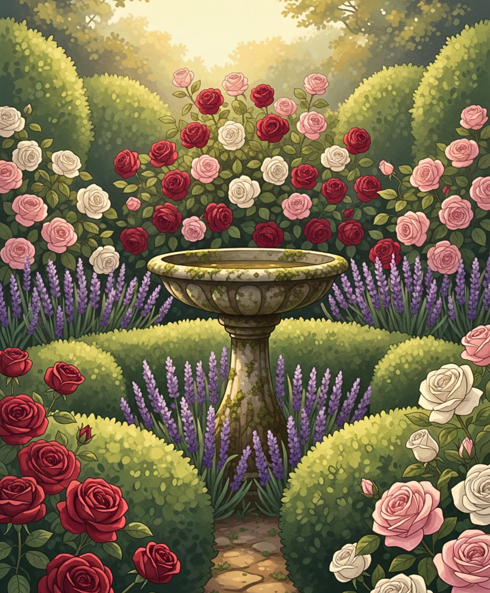 Rose Garden Serenity