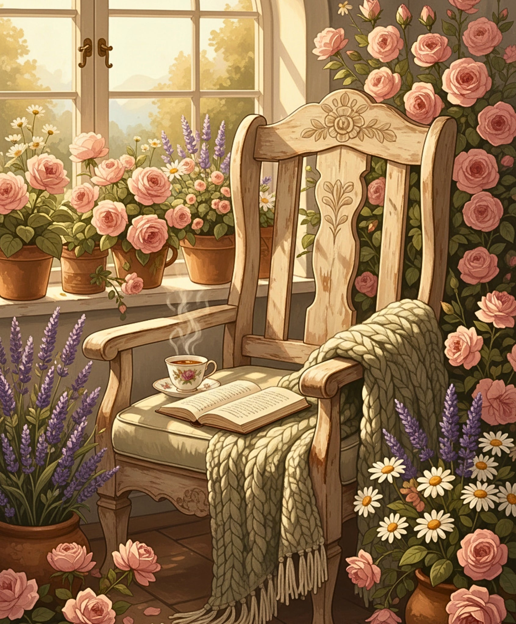 Sunlit Garden Retreat