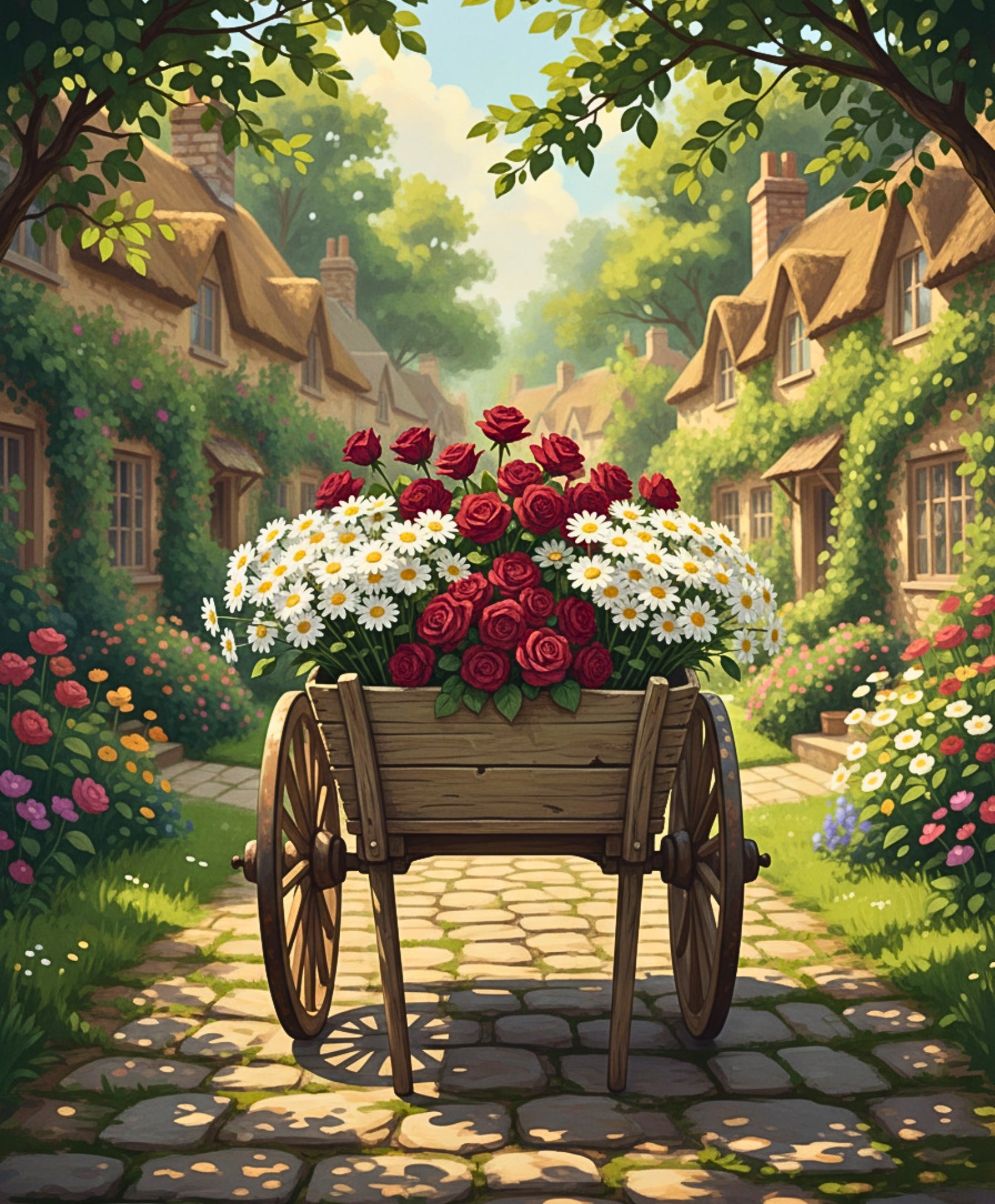 Village Bloom Cart