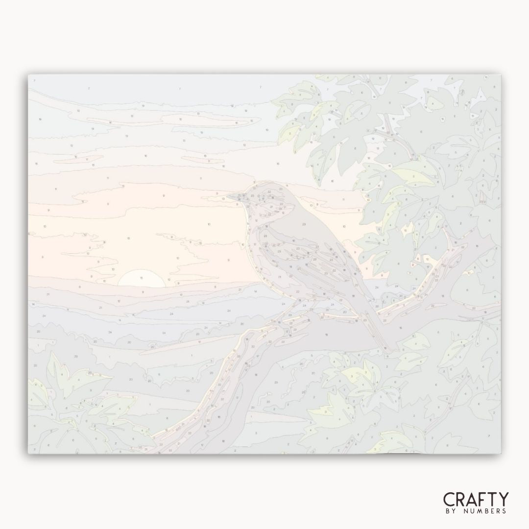 Sunset Meadow Songbird