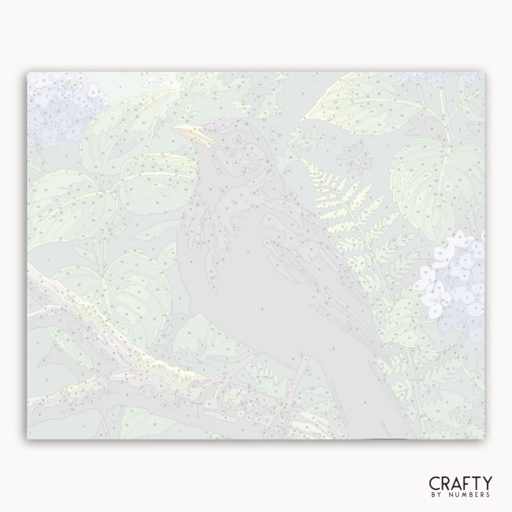 Midnight Garden Blackbird