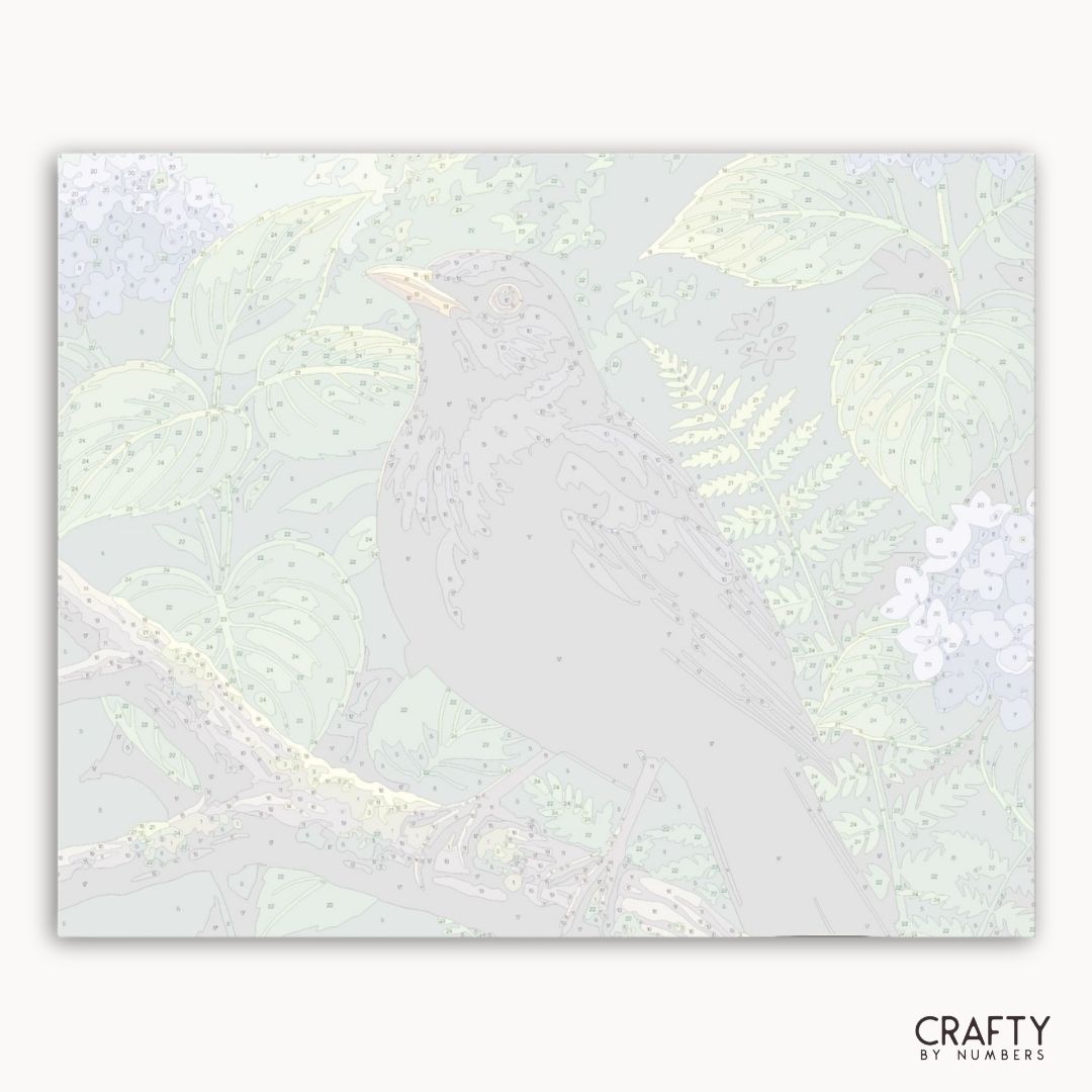 Midnight Garden Blackbird