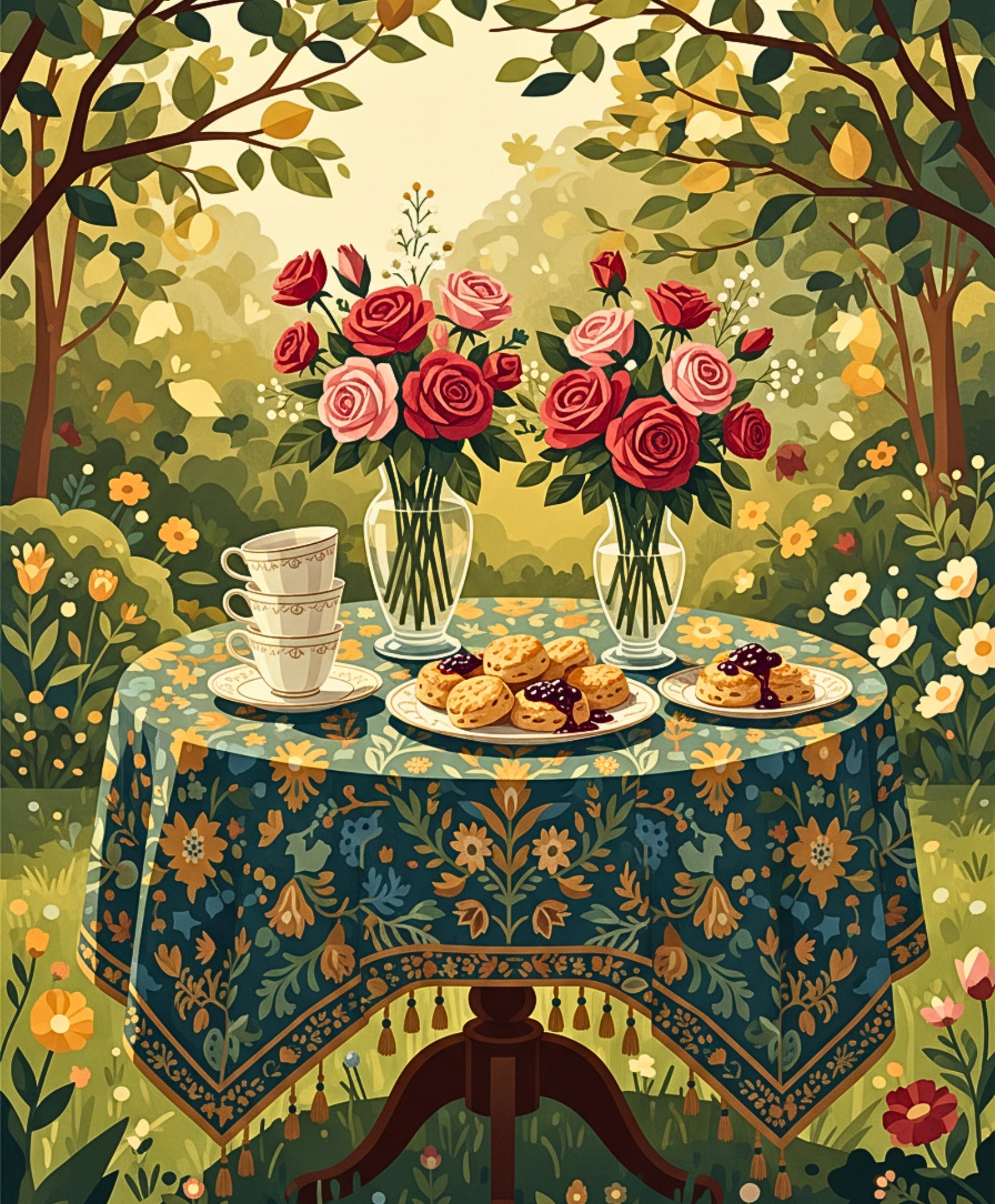 Garden Tea & Roses