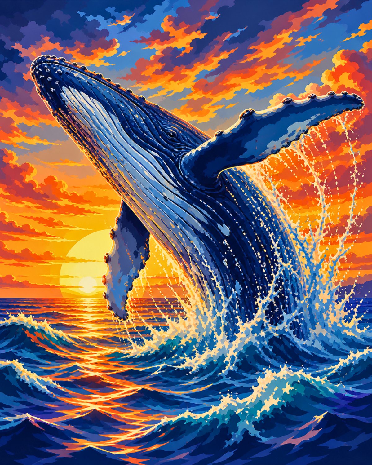 Sunset Whale