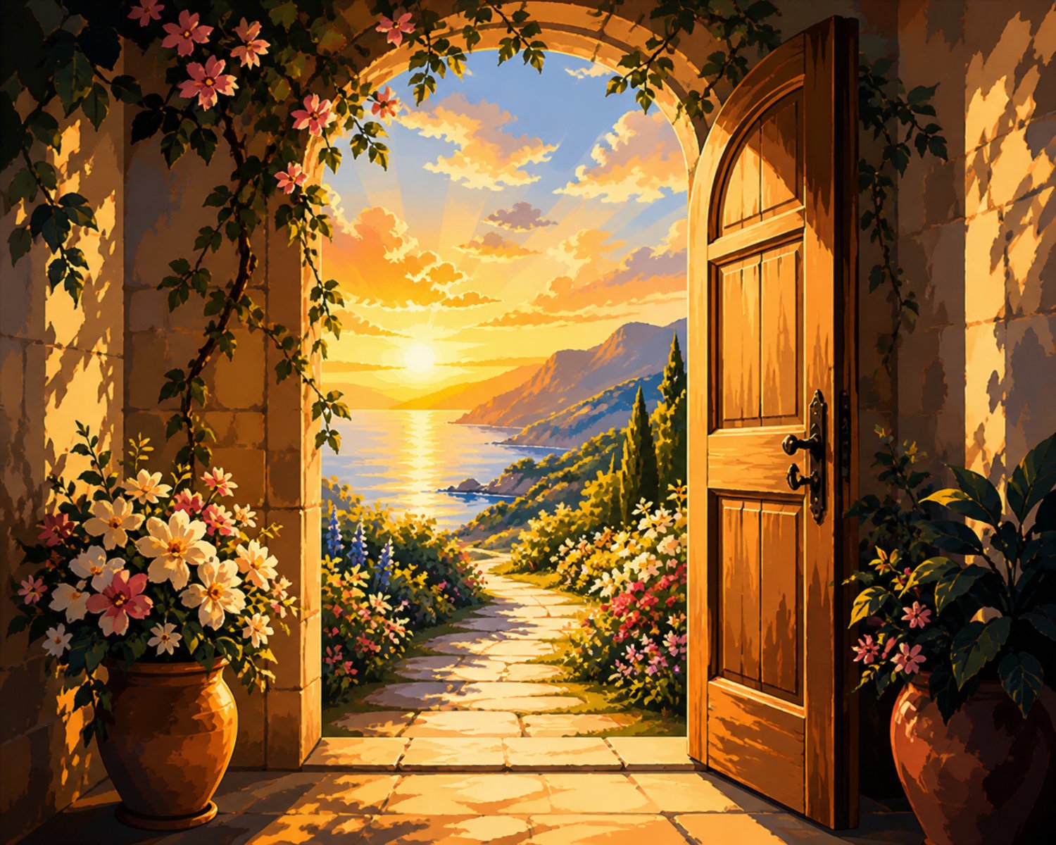Sunlit Garden