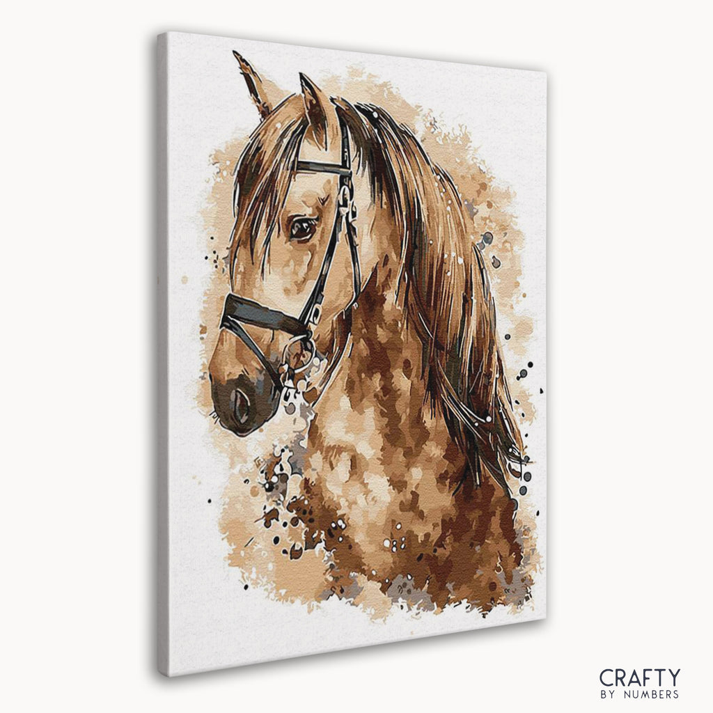 A beautiful Quiet Dignity paint by number piece echoing famous landscape paintings and famous artists paintings.