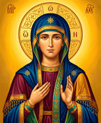 Sacred Byzantine Madonna